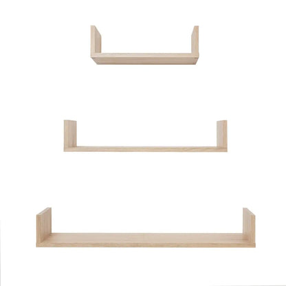 Oslo Three Piece Shelf Kit (oak)