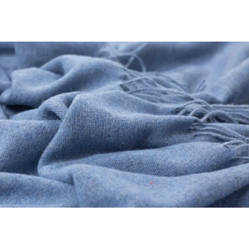 Paddington Throw - Fine Wool Blend - Blue