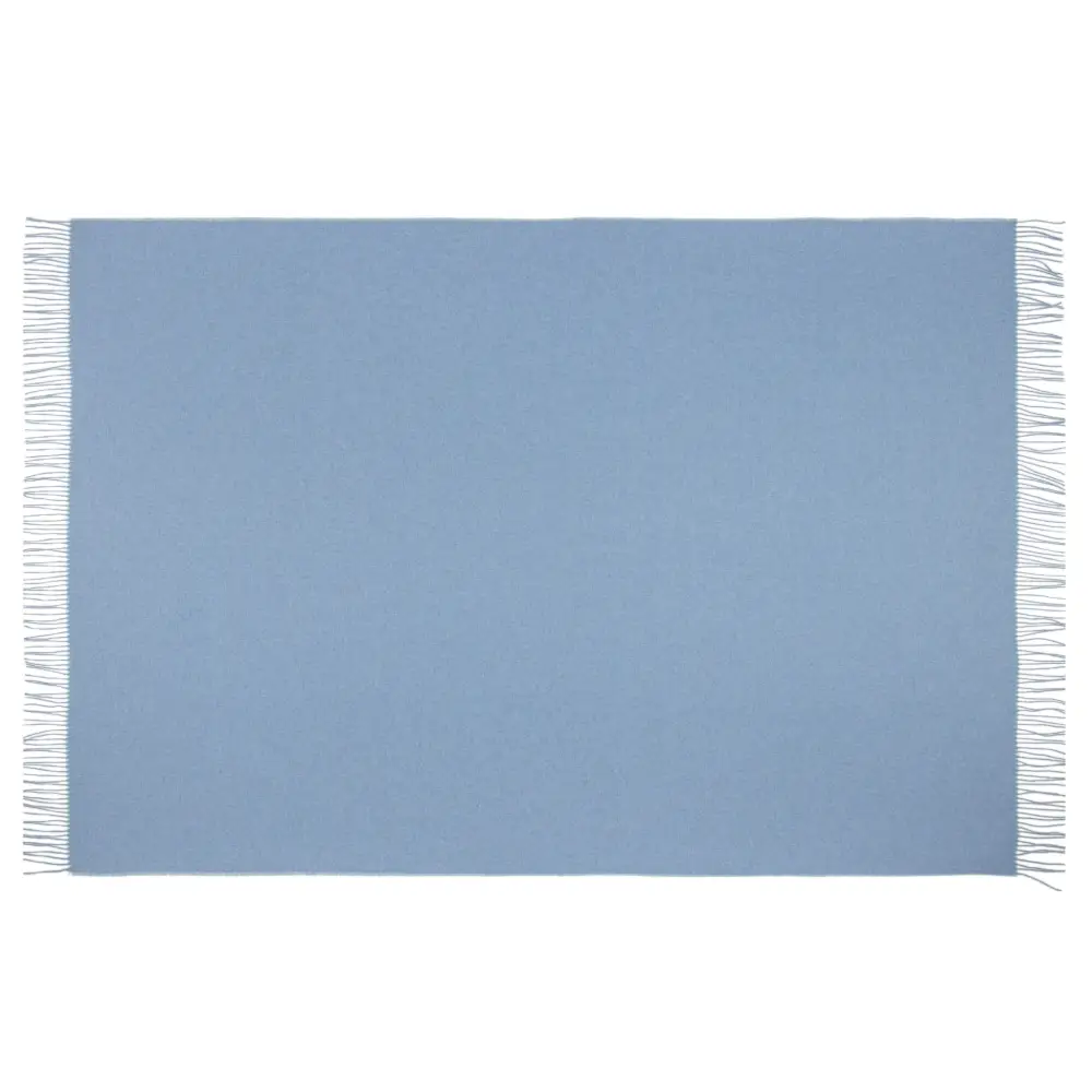 Paddington Throw - Fine Wool Blend - Blue