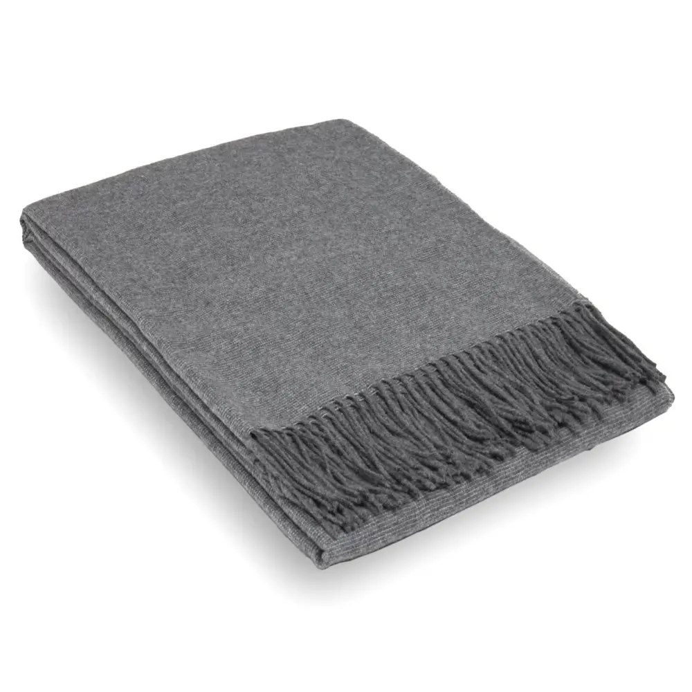 Paddington Throw - Fine Wool Blend - Slate