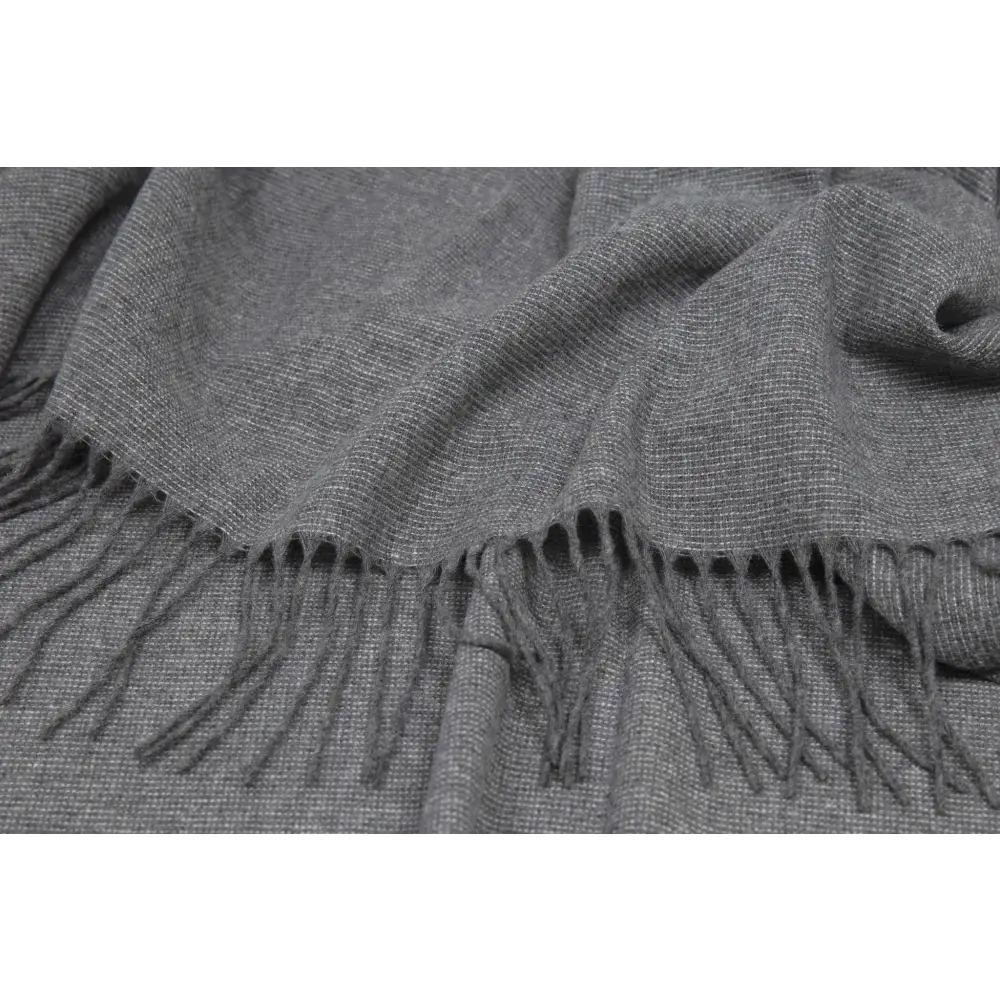 Paddington Throw - Fine Wool Blend - Slate