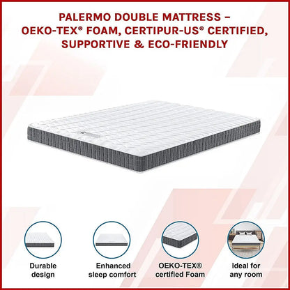 Palermo Queen Memory Foam Mattress - Oeko-tex® & Certipur-us® Certified