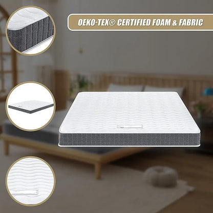 Palermo Queen Memory Foam Mattress - Oeko-tex® & Certipur-us® Certified