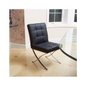 Pandora Modern Bonded Leather Dining Chair in Black
