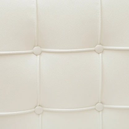 Pandora Modern Bonded Leather Dining Chair in White