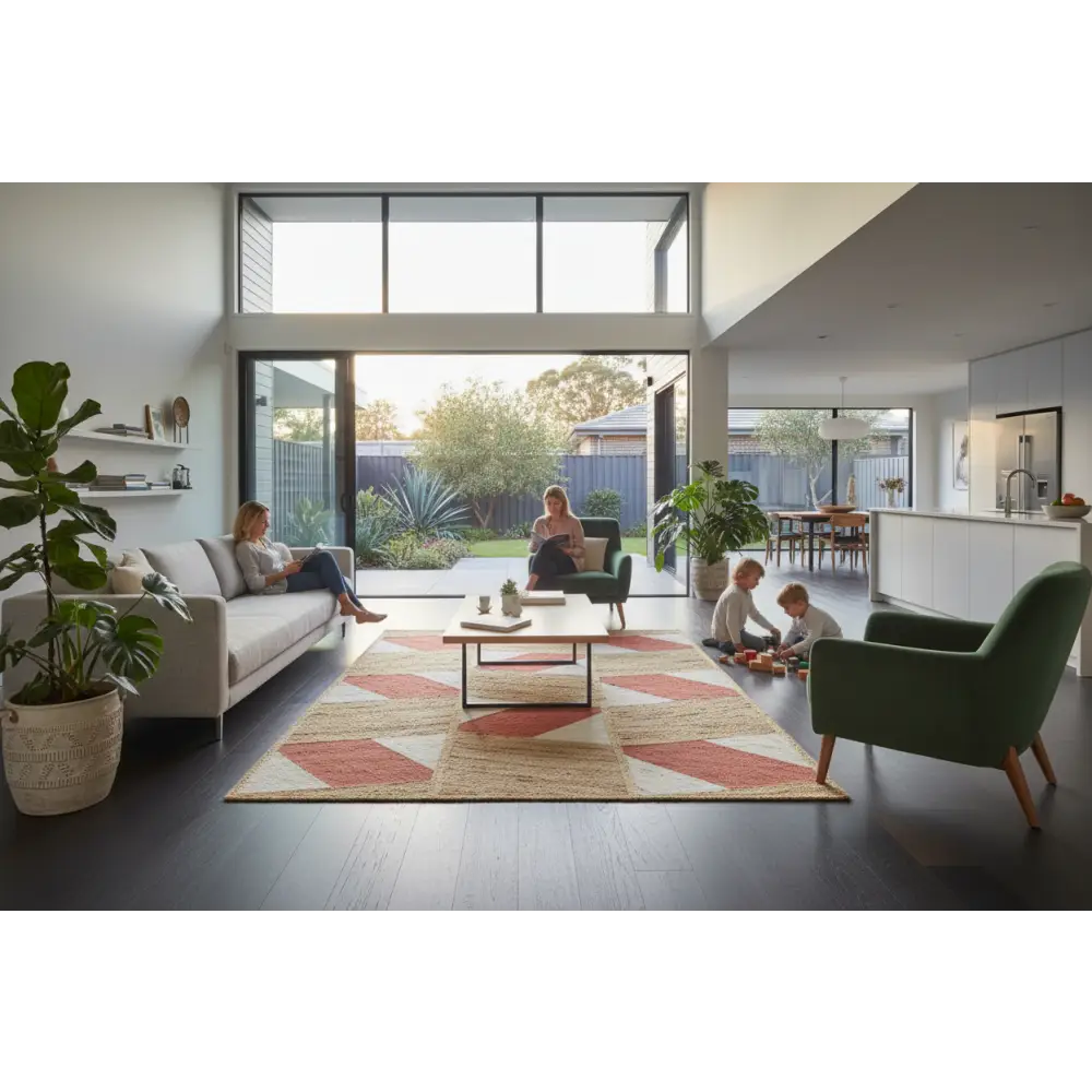 Parade 111 Coral by Rug Culture-320x230cm - Rectangle