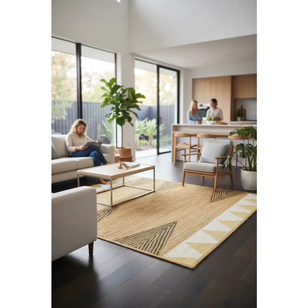 Parade 222 Yellow by Rug Culture-320x230cm - Rectangle