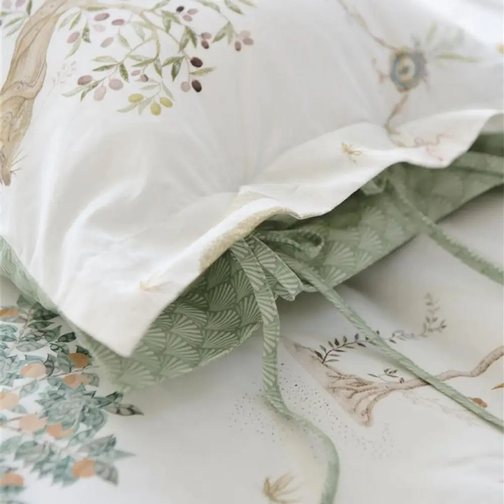 Pip Studio Giardini Di Frutta White Cotton Quilt Cover Set King