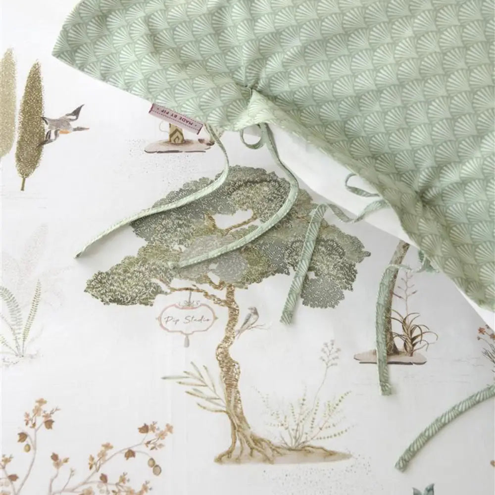 Pip Studio Giardini Di Frutta White Cotton Quilt Cover Set Queen