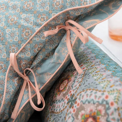 Pip Studio Origami Tree Light Blue Quilt Cover Set King