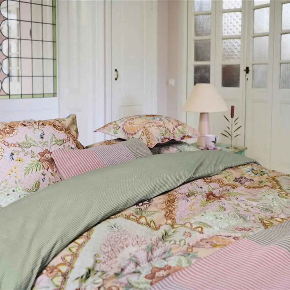 Pip Studio Saluti Grandi Pastel Cotton Quilt Cover Set King