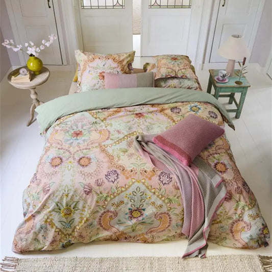 Pip Studio Saluti Grandi Pastel Cotton Quilt Cover Set Queen