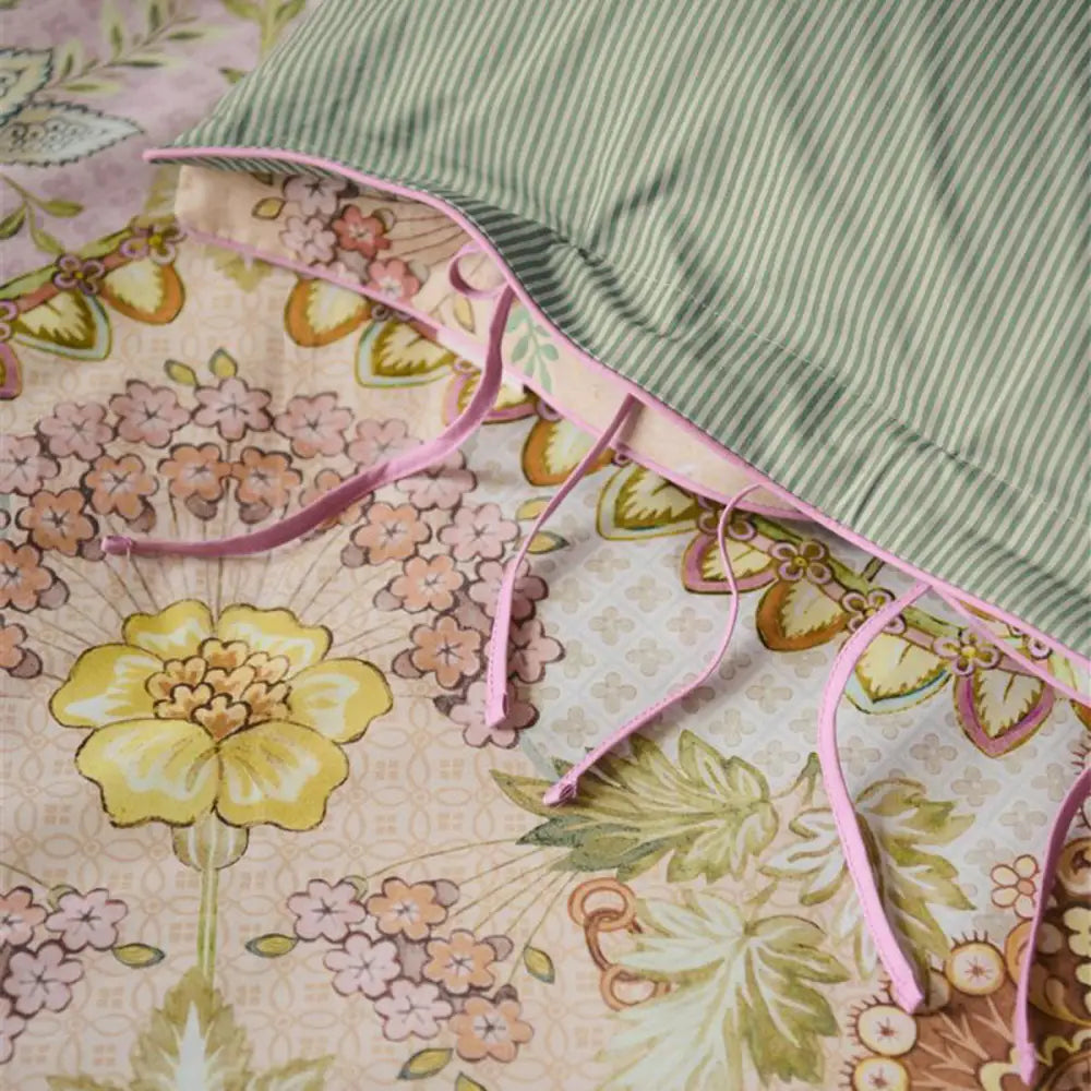 Pip Studio Saluti Grandi Pastel Cotton Quilt Cover Set Queen