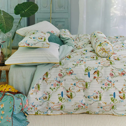 Pip Studio Singerie White Cotton Quilt Cover Set Super King