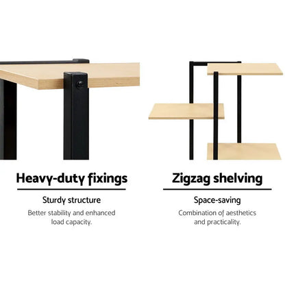Plant Stand 6 Tier Metal Zigzag Flower Pot Shelf