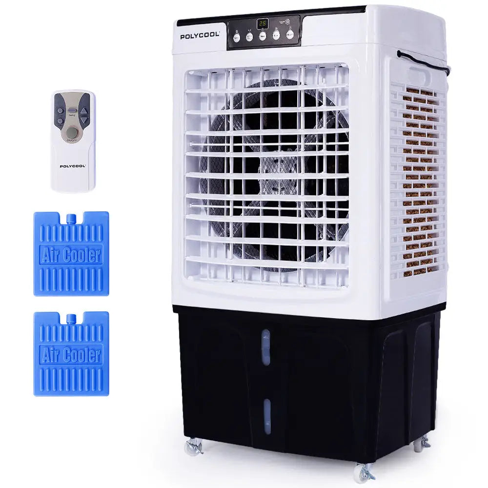 Polycool 45l 125w Evaporative Air Cooler Portable Industrial Fan Purifier Humidifier Remote Control