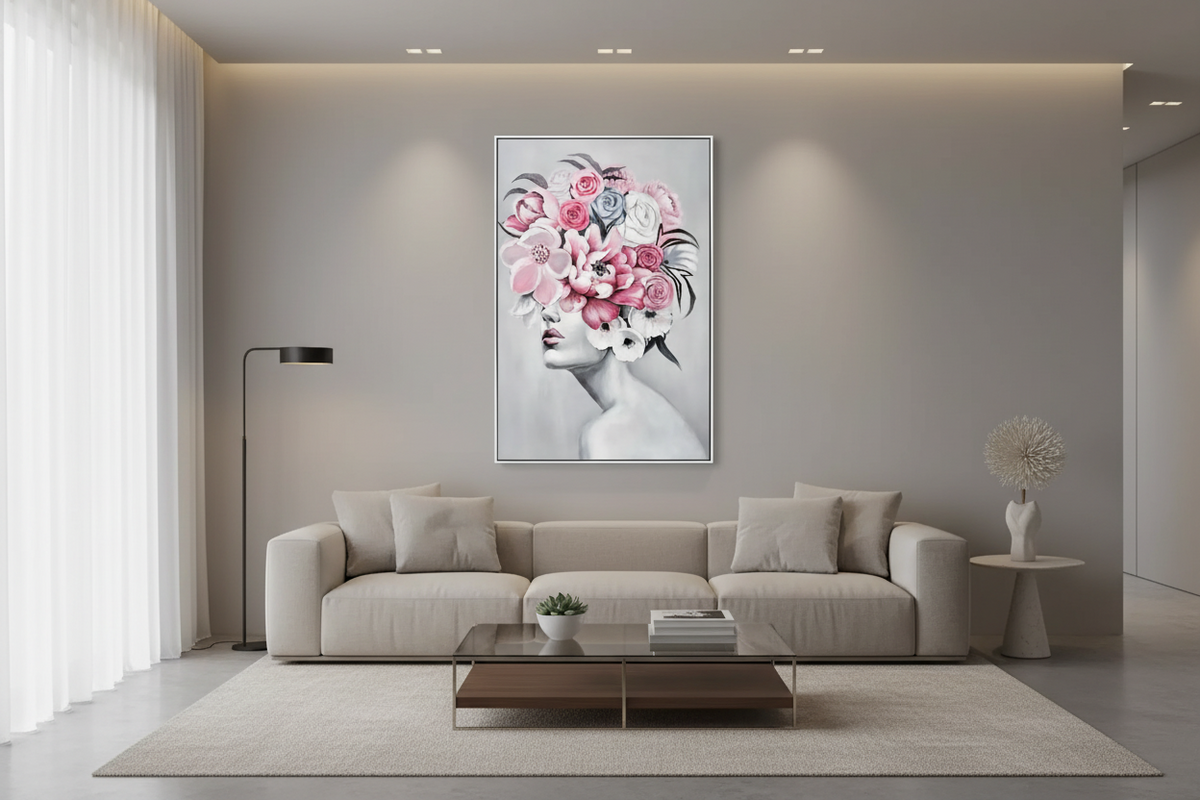 loral portrait wall art australia