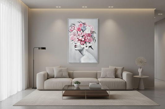 loral portrait wall art australia