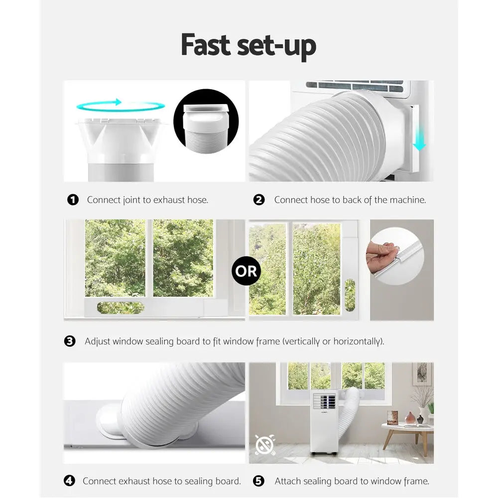 Portable Air Conditioner 7000btu Cooling Mobile Fan Cooler Dehumidifier