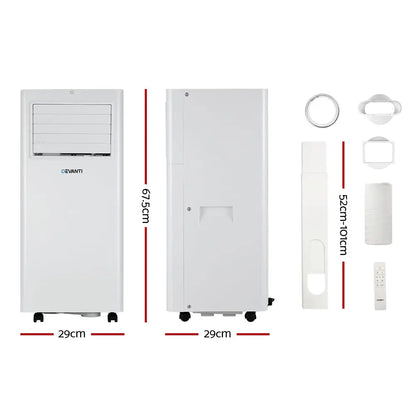 Portable Air Conditioner 7000btu Cooling Mobile Fan Cooler Dehumidifier