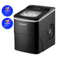 Portable Ice Cube Maker Machine 2l Home Bar Benchtop Easy Quick Black