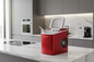 Portable Ice Cube Maker Machine 2L Home Bar Benchtop - Red
