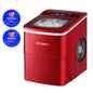 Portable Ice Cube Maker Machine 2l Home Bar Benchtop Easy Quick Red
