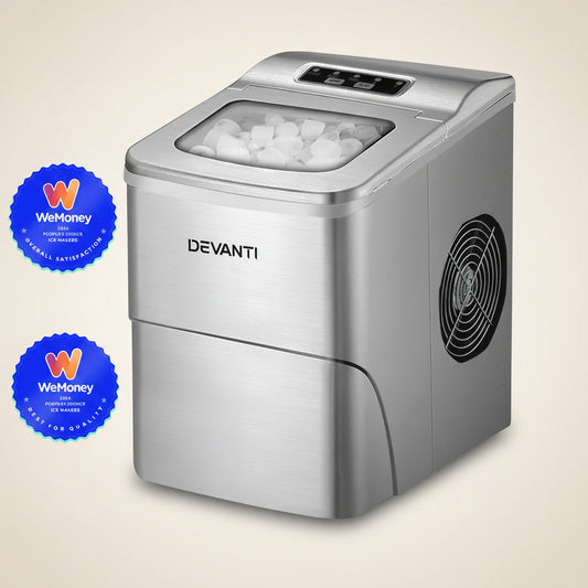 Portable Ice Cube Maker - Silver