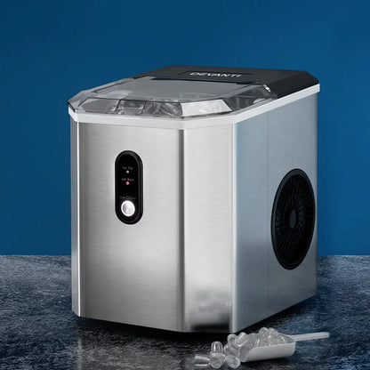 Portable Ice Maker Machine Cube 12kg Bar Countertop Stainless Steel