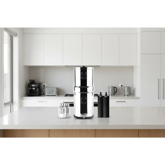 Premium Stainless Steel Gravity Water Filter with Tap