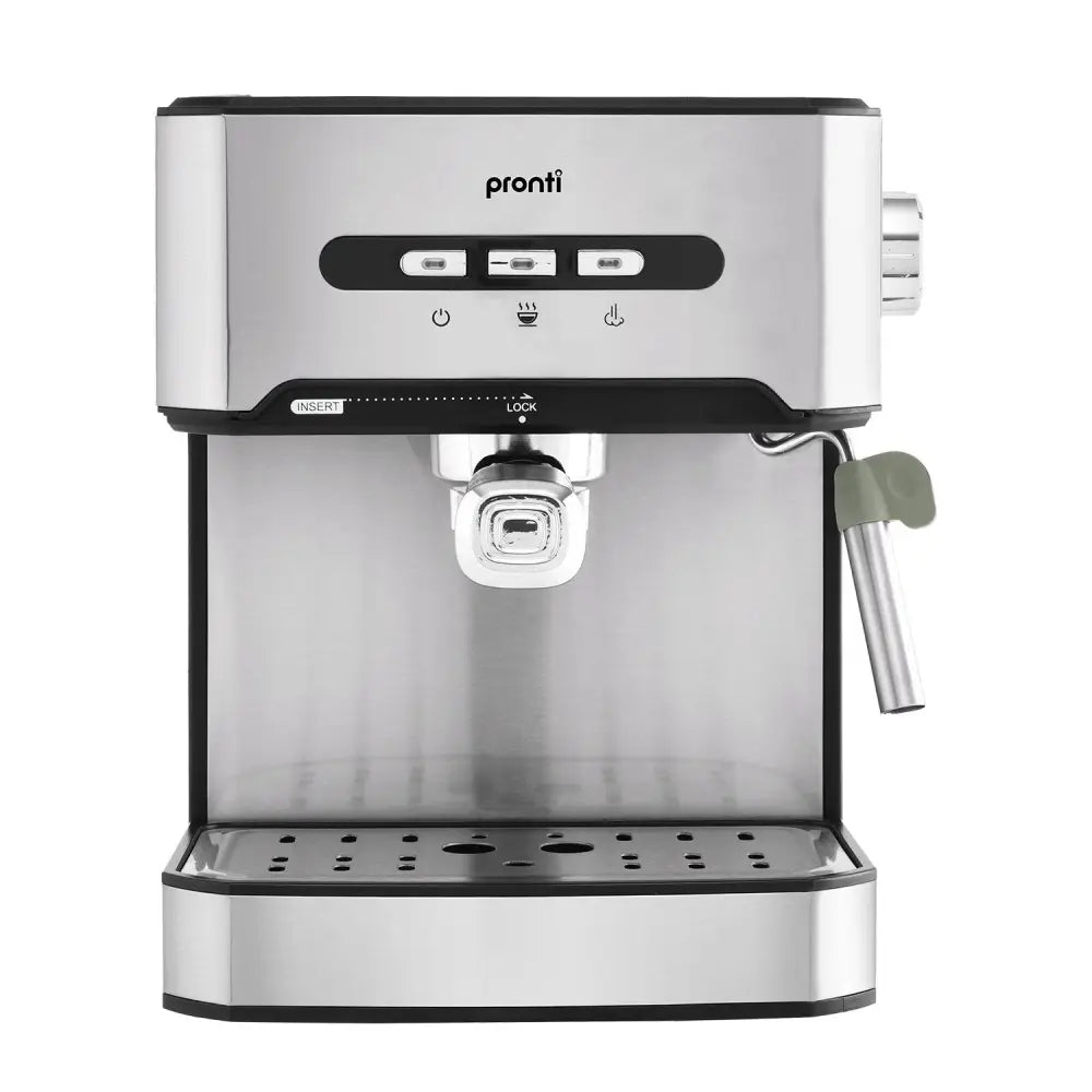 Pronti 1.6l Automatic Coffee Espresso Machine with Steam Frother