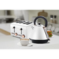 Pronti Rose Trim Collection Toaster & Kettle Bundle - White