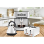 Pronti Toaster Kettle & Coffee Machine Breakfast Set - White