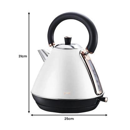 Pronti Toaster Kettle & Coffee Machine Breakfast Set - White
