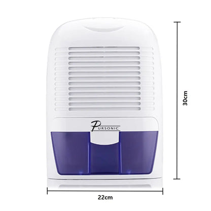 Pursonic 1500ml Clean Air Max Dehumidifier Portable Electric Office Home White