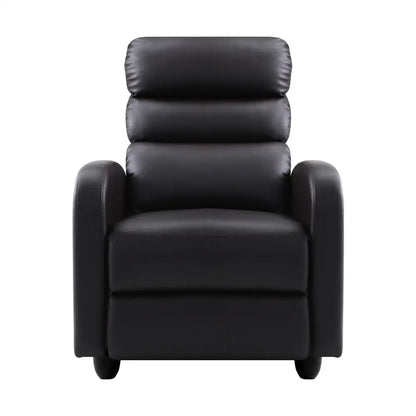Recliner Armchair Brown Faux Leather Bolivia