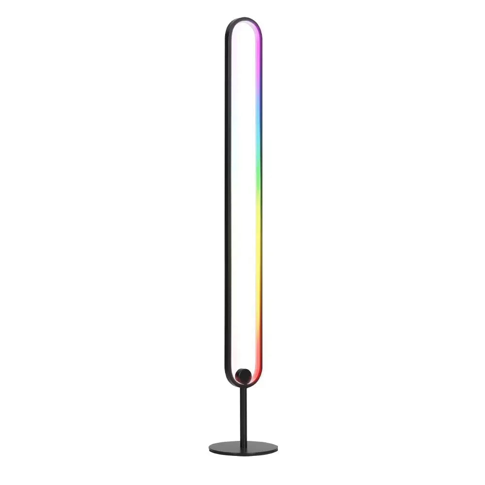 Rgb Led Floor Lamp Remote Control Corner Light Stand Gaming Room 118cm