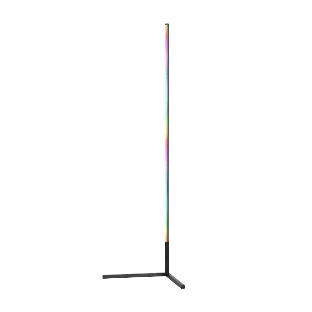 Rgb Led Floor Lamp Remote Control Corner Light Stand Gaming Room 150cm