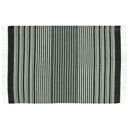 Richmond Throw - Reclaimed Wool Blend - Monochrome