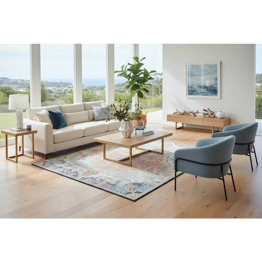 Rug 160x230cm Area Large Carpet Soft Short Pile Modern Yasmin