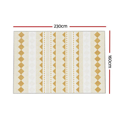 Rug 160x230cm Area Washable Mat Large Carpet Soft Short Pile Ella