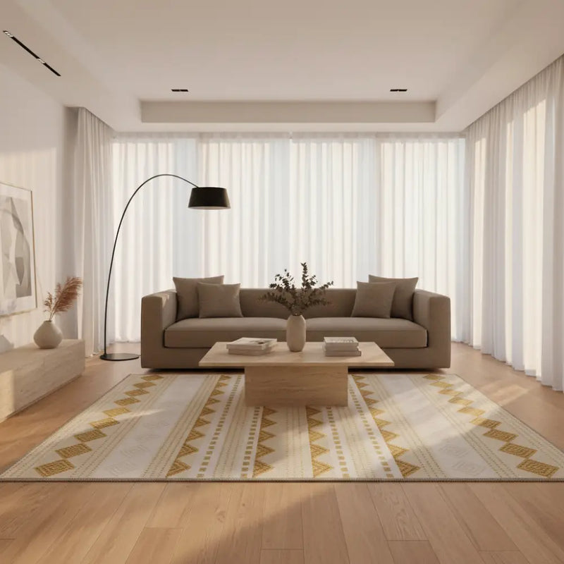 Rug 160x230cm Area Washable Mat Large Carpet Soft Short Pile Ella