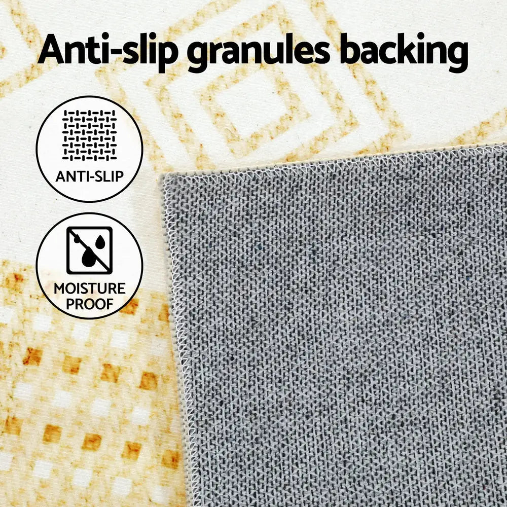 Rug 160x230cm Area Washable Mat Large Carpet Soft Short Pile Ella