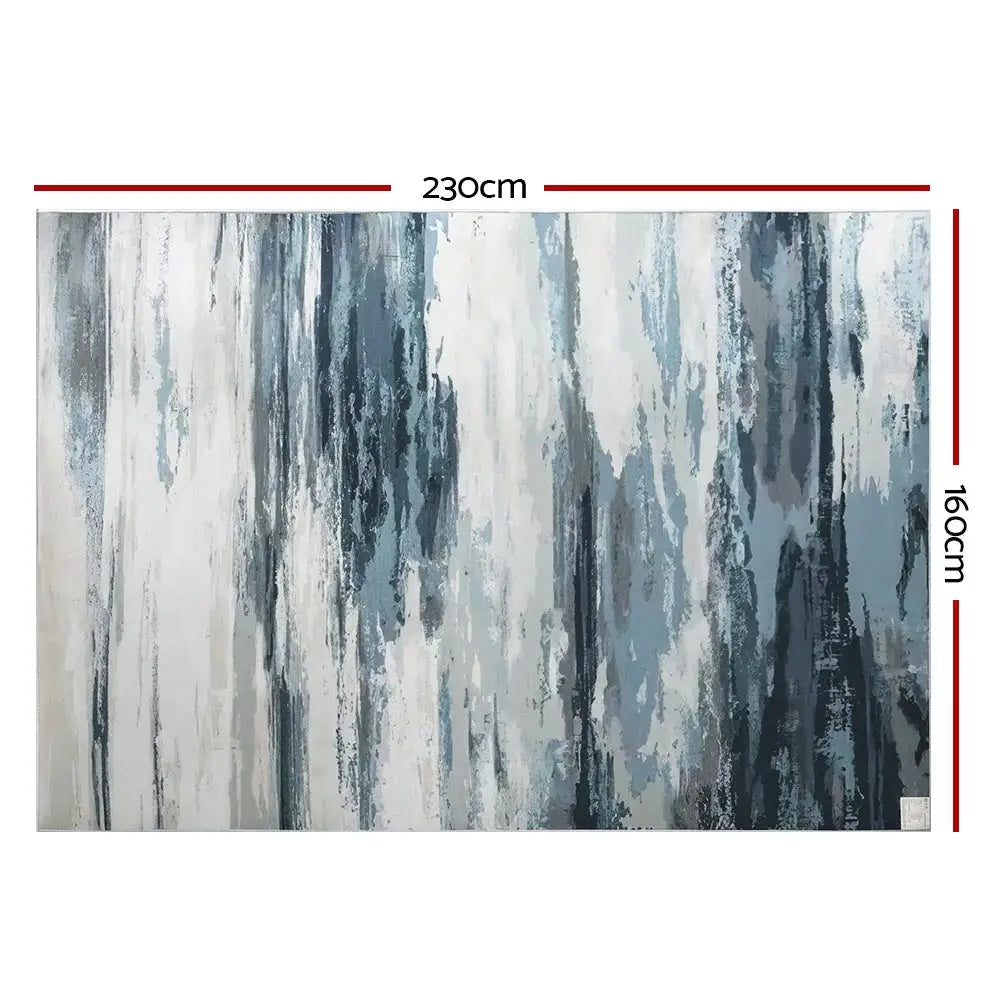 Rug 160x230cm Area Washable Mat Large Carpet Soft Short Pile Poca