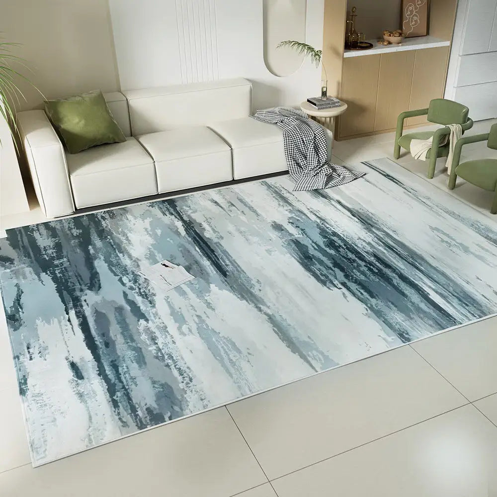 Rug 200x290cm Area Washable Mat Large Carpet Soft Short Pile Poca