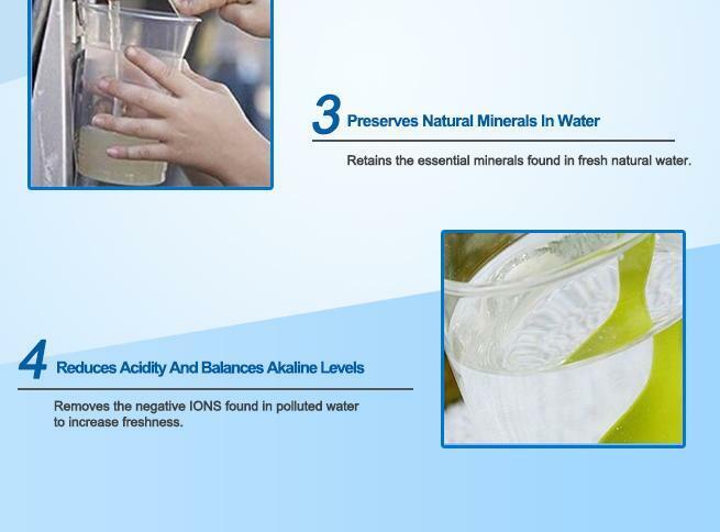 Water Purifier Dispenser with Gravity Filters