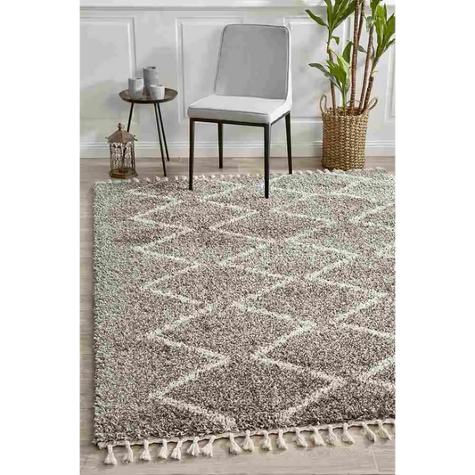 Saffron 11 Grey by Rug Culture - 400x300cm - Rectangle
