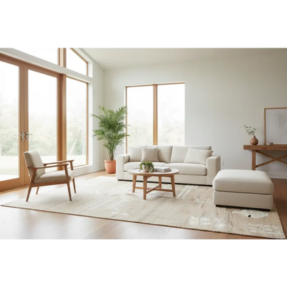 Sahara Abel Natural Rugs by Rug Culture-280x190cm - Rectangle