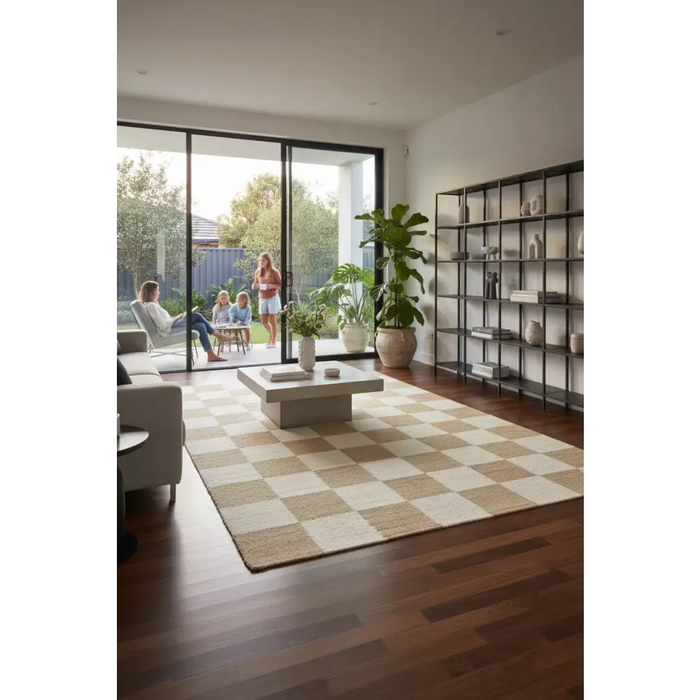 Sahara Rocco Natural Rugs by Rug Culture-280x190cm - Rectangle