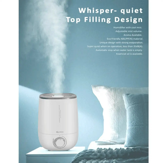 Sansai Air Humidifier Ultrasonic Cool Mist 4.8l White